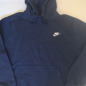 Nike Men's Dark Blue Hoodie